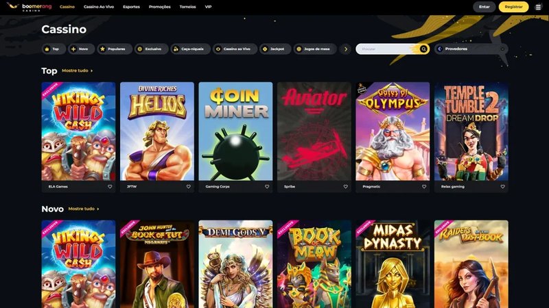 Boomerang Casino: Izbiri za Igre Kladionica in Bonuse za Slovenijo - pregled